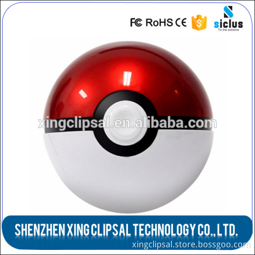 BIS standard 6000mah pokeball pokemon power bank For Pokemon Go